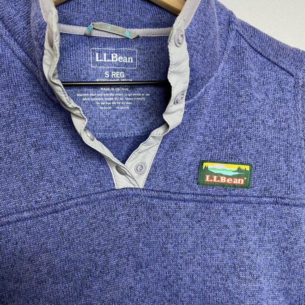 L.L. Bean Purple Women's Crew Neck Sweater